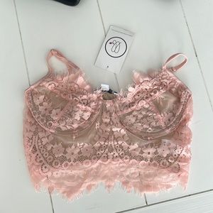 Lace crop top